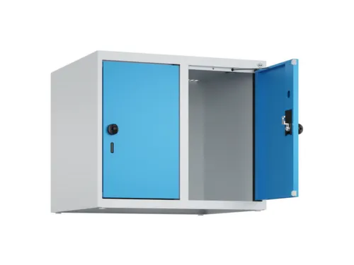 opzetkast,v. locker,2vak.,vak B 300mm,HxBxD 500x600x500mm,draaigrendel