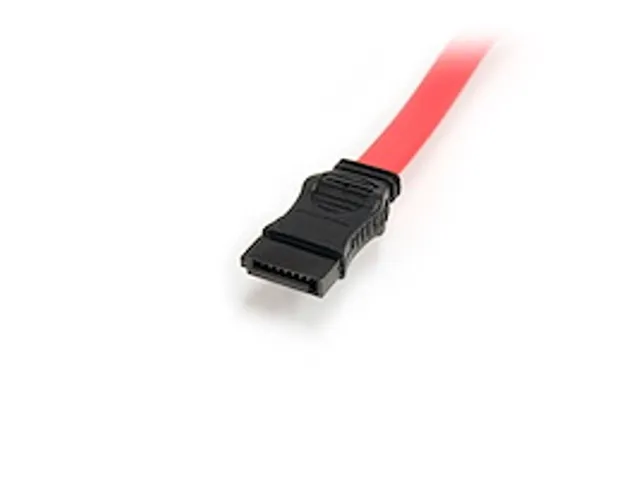 30cm Slimline SATA naar SATA Adapter met LP4 Voedingskabel