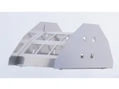 slanghouder,v. perfoplaat,BxD 230x125mm,RAL7016