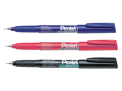 Fineliner Pentel NMF50 zwart 0.6mm