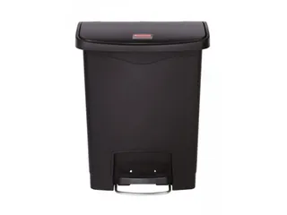 Pedaalemmer Slim Jim Step On Front Kunststof 30 Liter Zwart - 2