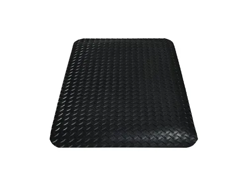 werkplek-vloerbedekking,mat,LxB 900x600mm,PVC,ruitprofiel