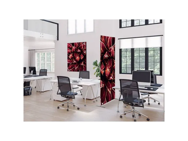 Scheidingswand Textiel Deco 85x200cm Cactus Rood ECO