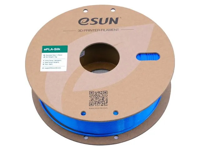 eSUN 3D printer Filament ePLA-Silk 1,75mm Blauw 1kg