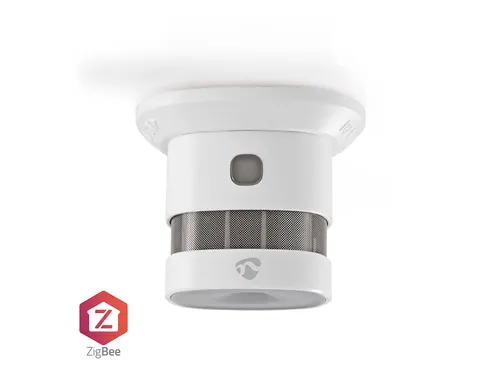 Rookmelder Nedis Zigbee 3.0 Wifi 10 jaar wit