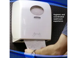 Handdoekroldispenser Kimberly Clark Aquarius Slimroll wit 7955 - 7