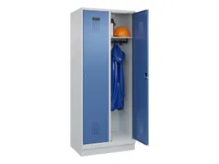 locker,HxBxD 1950x800x500mm,2vak,vak B 400mm,cil.-slot,sokkel
