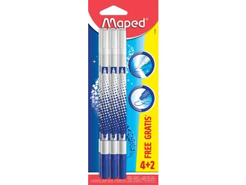 Inktuitwisser Blister 4 + 2 Stuks