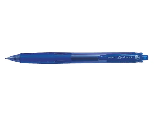 Gelschrijver Pilot G-Knock 0.7 Begreen Medium punt Blauw