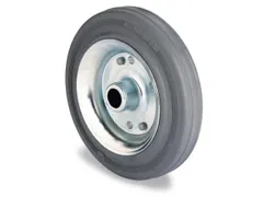 Wiel Massief Rubberen Band Blauw/grijs Staalplaat-velg 160x40mm 135kg