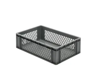Euronorm-Stapelbak 33l H X L X B 175x600x400mm Grijs - 1