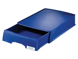 Brievenbak Leitz 5210 Plus blauw met lade A4 - 1
