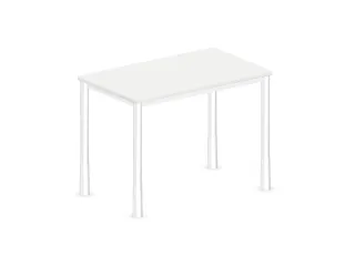 In hoogte verstelbaar bureau,HxBxD 720-840x1000x600mm,Bl-wit - 2