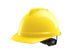 MSA V-Gard 500 GV522 veiligheidshelm, ABS, geel, per stuk, niet gevent