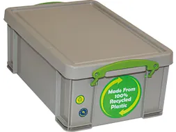 Opbergdoos 9 Liter Gerecycleerd Grijs