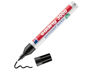 Viltstift edding 3000 creatief rond 1.5-3mm assorti blister à 4 stuks - 3