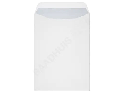 Akte envelop Raadhuis 229x324mm C4 wit gegomd krimp a 10 stuks
