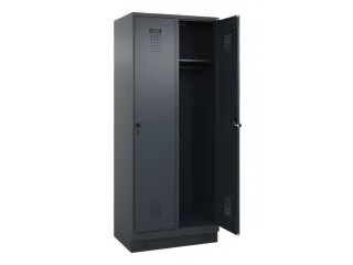 locker,HxBxD 1950x800x500mm,2vak,vak B 400mm,draaigrendel,sokkel - 2