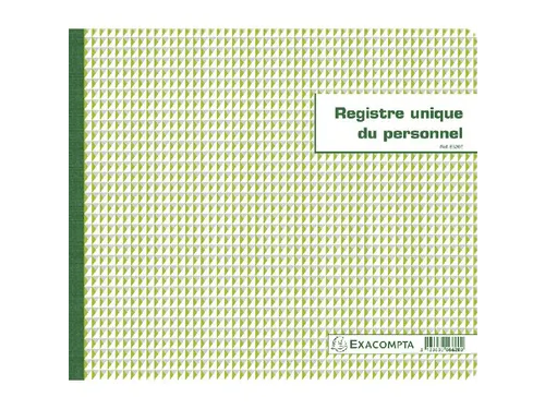 Personeelsregsiter 27x32 52 bl.