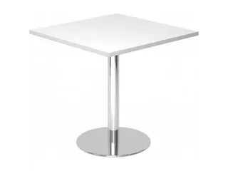 vergadertafel,HxBxD 745x800x800mm,vierkant,schotelvoet chroom - 2