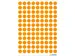 Etiquette HERMA 1844 rond 8mm orange fluo 540 pièces