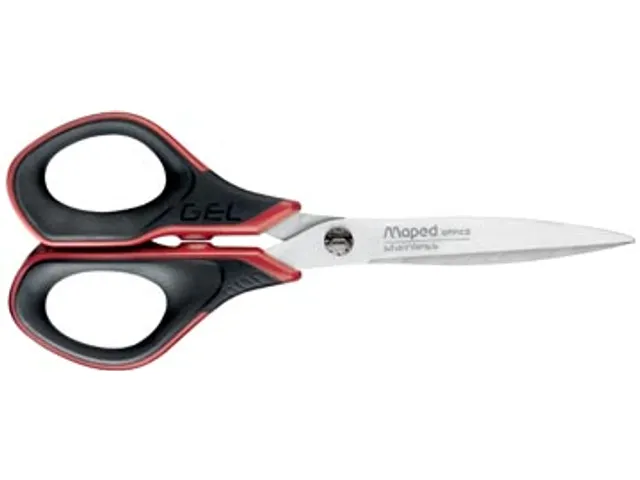 Maped schaar Advanced Gel 17 cm zwart en rood