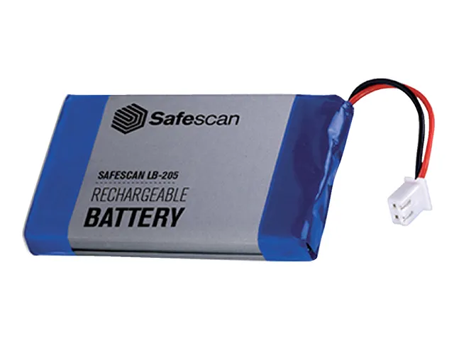 Batterij Oplaadbaar Safescan LB-205 voor MCS 6185