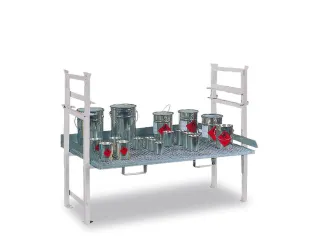 stapelframe,v. kleinemballage,HxBxD 790x1390x1000mm,1xroostervloer - 1