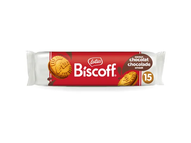Koekjes Lotus Biscoff Speculoos Sandwich Cookies Chocolade 15 stuks