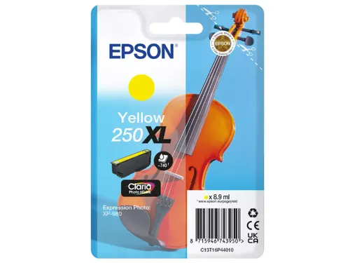 Inktcartridge Epson 250XL T16P44 geel