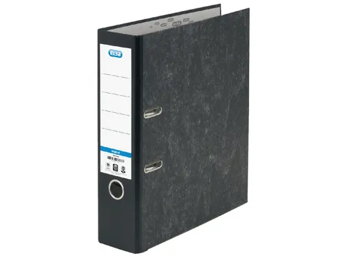 Ordner Elba Smart Original A4 80mm karton zwart gewolkt