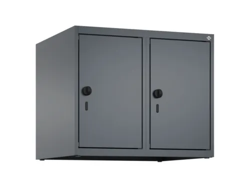 opzetkast,v. locker,2vak.,vak B 300mm,HxBxD 500x600x500mm,vleugeldeur