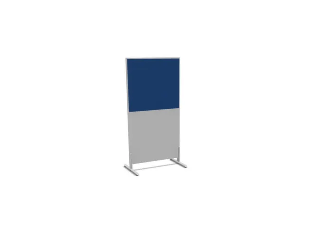 scheidingswand,HxB 1545x800mm,MP-lichtgrijs,BN6016-blauw