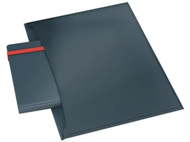 Cosy projectomslag A4 2 compartimenten uit PP grijs