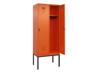 locker,HxBxD 2120x800x500mm,2vak,vak B 400mm,draaigrendel - 1