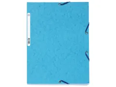 Elastomap A4 glanskarton 3 kleppen Assorti felle kleuren