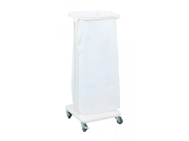 Support sac poubelle Mobile Saekko Boy 60L Blanc