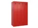 locker voor scheiding van kleding,HxBxD 1850x1200x500mm,4vak