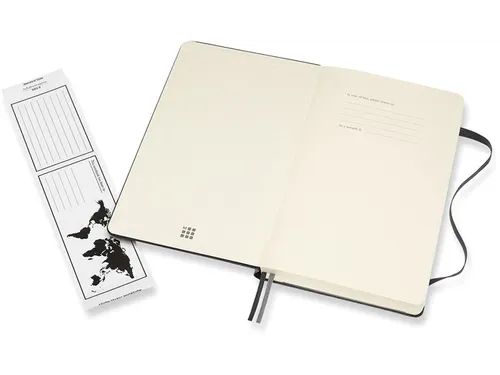 Notitieboek Moleskine Expanded large 130x210mm lijn hard cover zwart