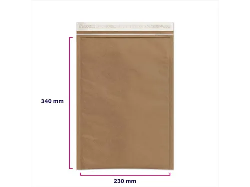 Duurzame Verzendenvelop 250x340mm Bruin 100 Stuks