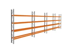 palletstelling,basis+3xaanbouw,HxBxD 4620x14900x750mm,vakl. 3400kg