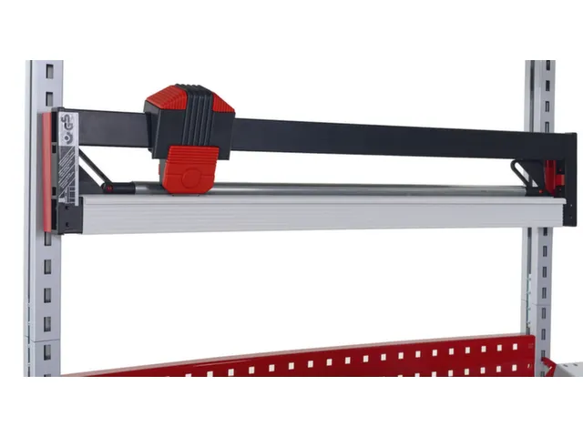 snijmachine,v. paktafel,HxBxD 220x750x50mm,v. inhangen,RAL9005