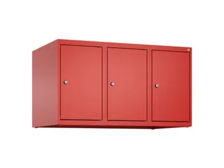 opzetkast,v. locker,3vak.,vak B 300mm,HxBxD 500x900x500mm,cilinderslot - 2