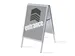 Stoepbord A1 complete set met print "ENTRANCE" Grijs