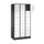 lockerkast,HxBxD 1950x920x500mm,3x5vakken,cil.-slot,sokkel
