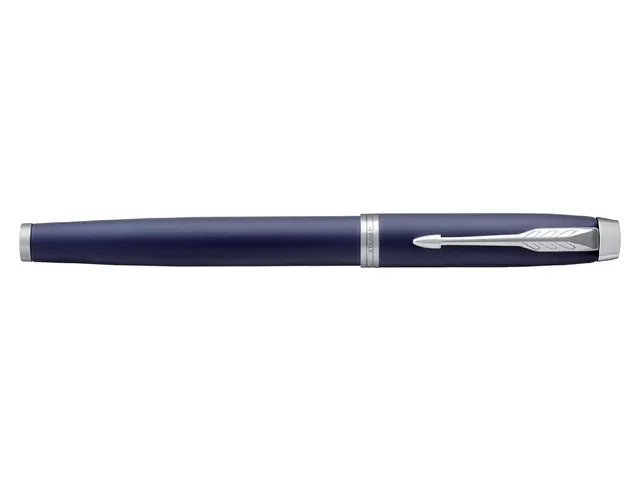 Vulpen Parker IM Matt Blue CT Finish Medium Blauwe inkt