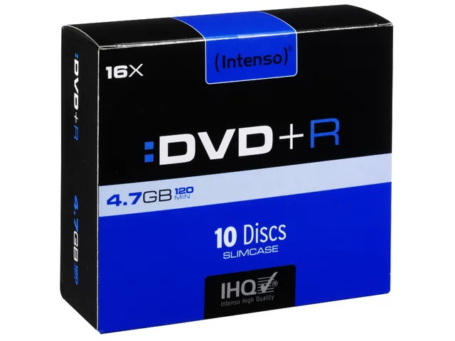 Intenso 4111652 DVD+R disc 4.7 GB 10 stuks Slimcase