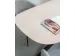 OUTLET Vergadertafel Harper Deens Ovaal 200x100cm Naturel blad met Spi