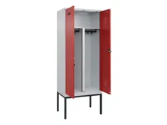 PBM-locker,HxBxD 2120x800x500mm,2vak,vak B 400mm,draaigrendel