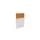 baliepaneel,v. bureau,aanbouw links,B 800mm,Bl-wit,BN3005-geel
